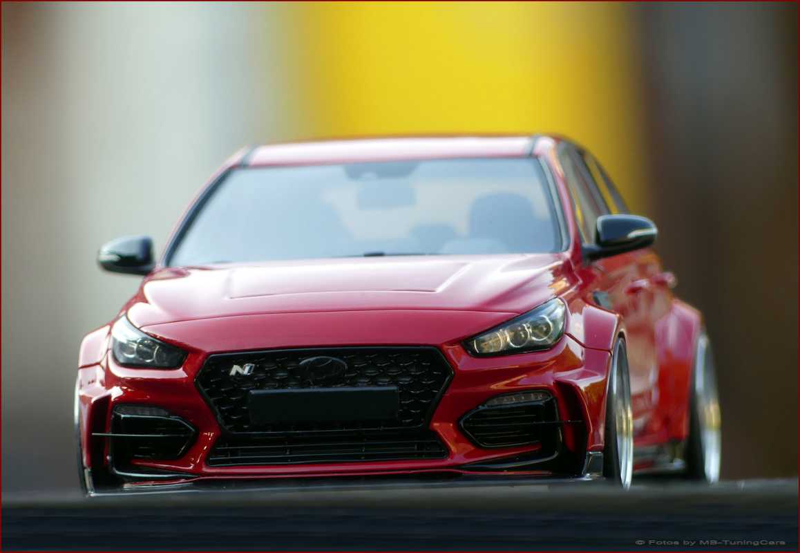 1:18 Hyundai I30 N Prior Rot Edition mit 3tlg.Alufelgen inkl.OVP